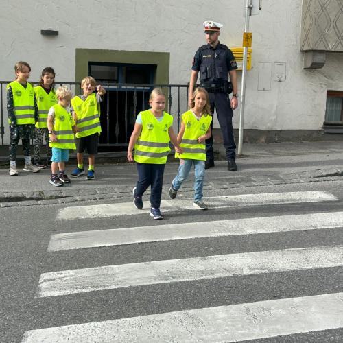 Schulweg Polizei