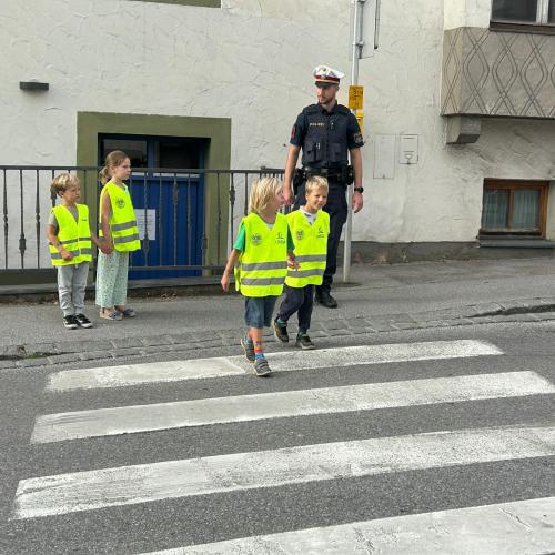 Schulweg Polizei