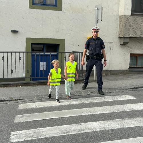 Schulweg Polizei