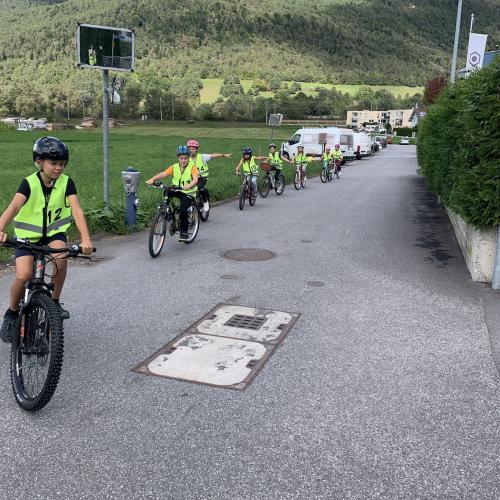 Radfahrübung