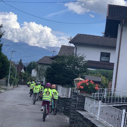 Radfahrübung