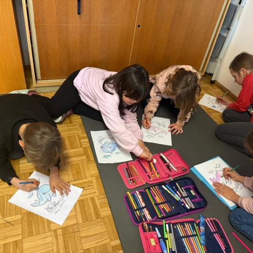 Vorlesen der 2b für die 1b