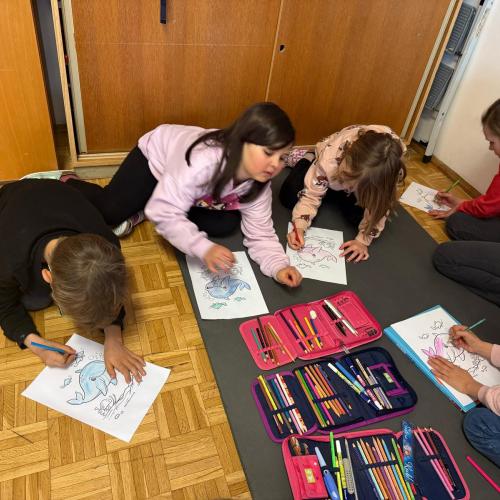 Vorlesen der 2b für die 1b