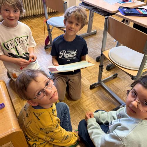 Vorlesen der 2b für die 1b