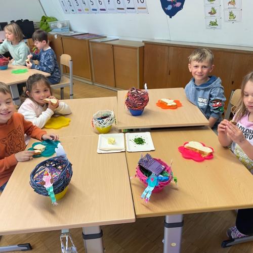 Osterjause in der 1b