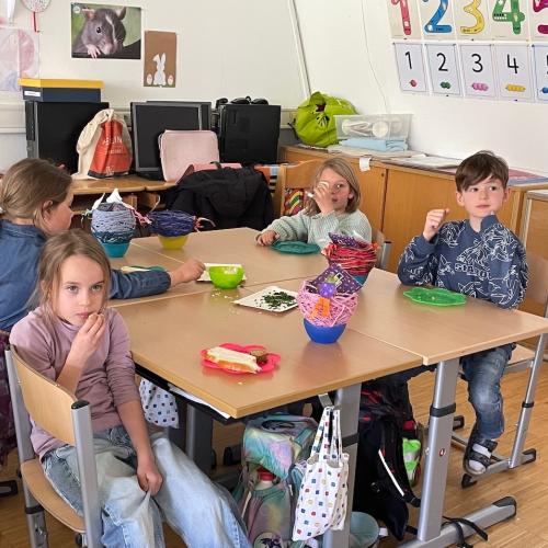 Osterjause in der 1b
