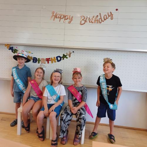 Geburtstage in der 2a