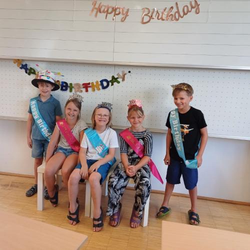 Geburtstage in der 2a