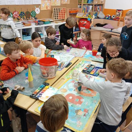 Besuch aus dem Kindergarten 4c