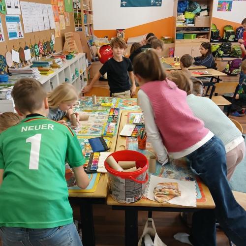 Besuch aus dem Kindergarten 4c