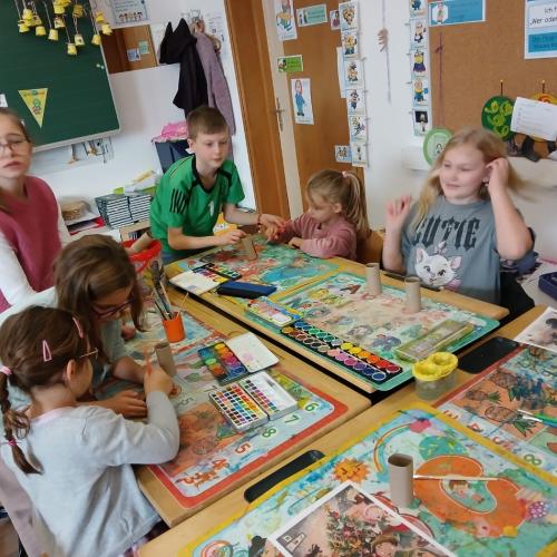 Besuch aus dem Kindergarten 4c