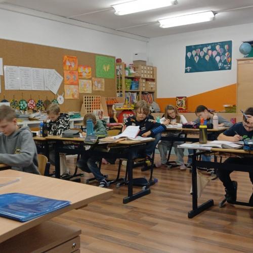 Besuch aus dem Kindergarten 4c