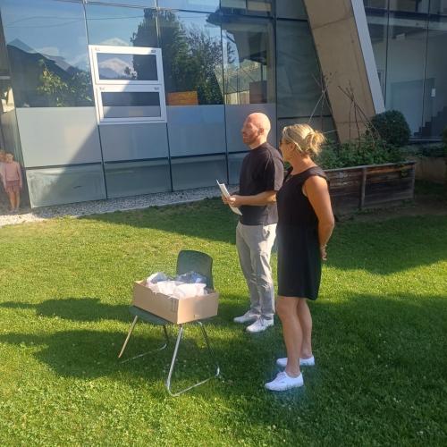 Völkerballturnier Preisverteilung
