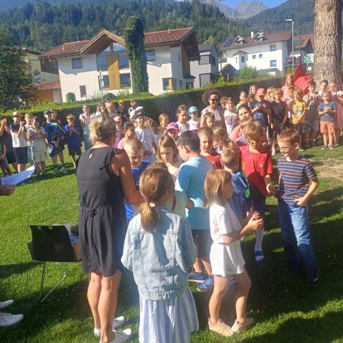 Völkerballturnier Preisverteilung