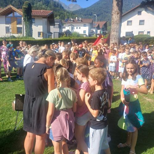 Völkerballturnier Preisverteilung