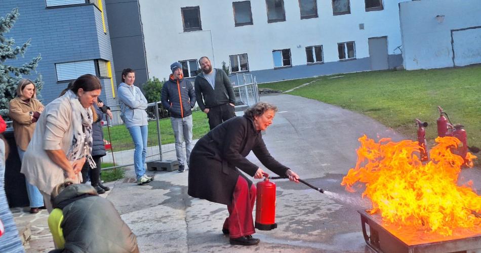 Brandschutzübung