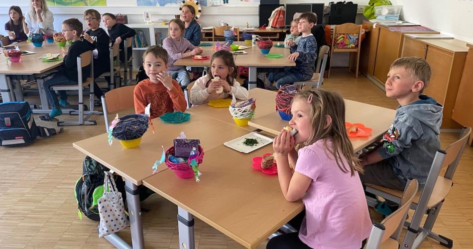 Osterjause in der 1b